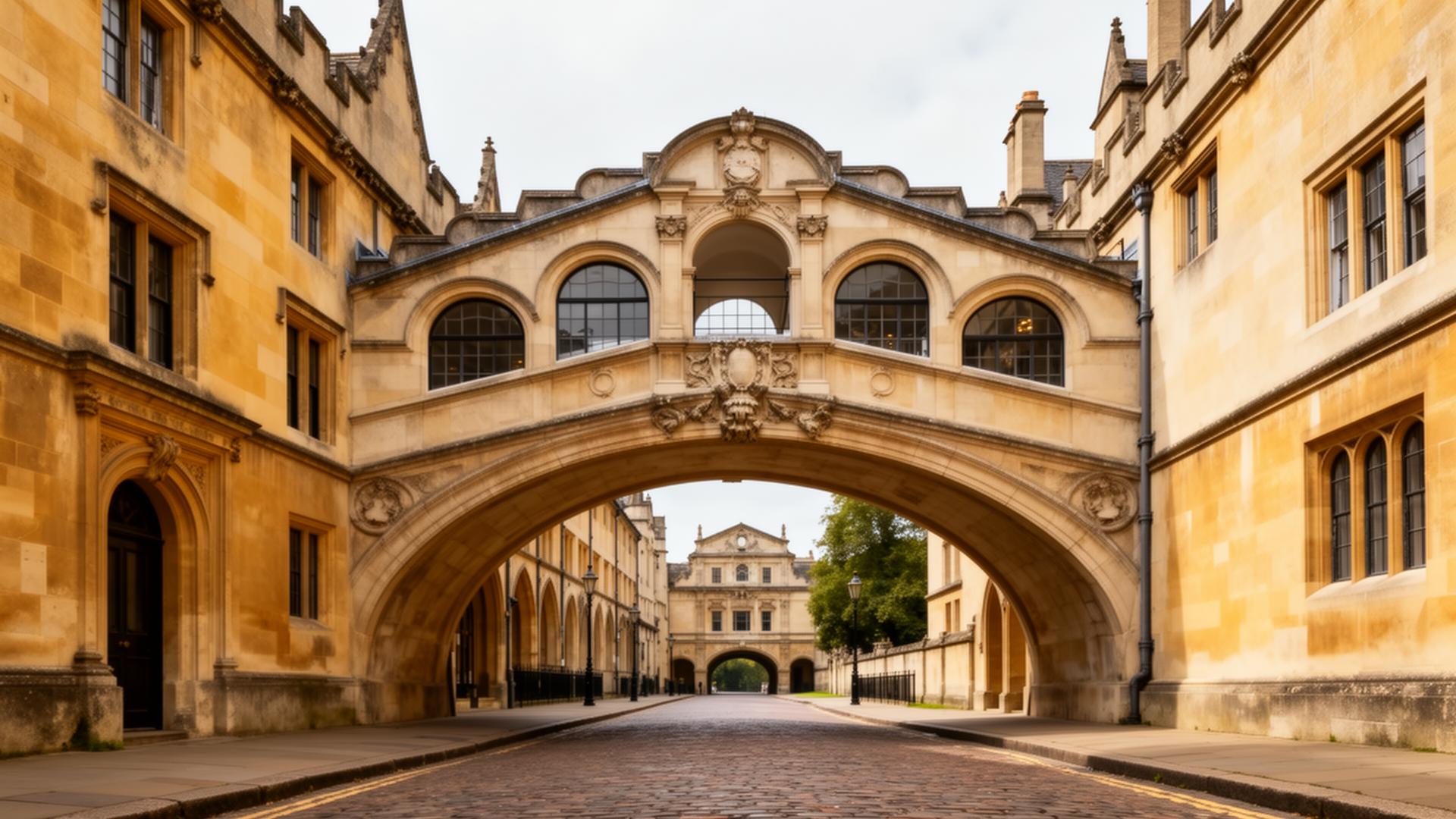 The Bridge of Sighs in Oxford — historic Hertford College bridge